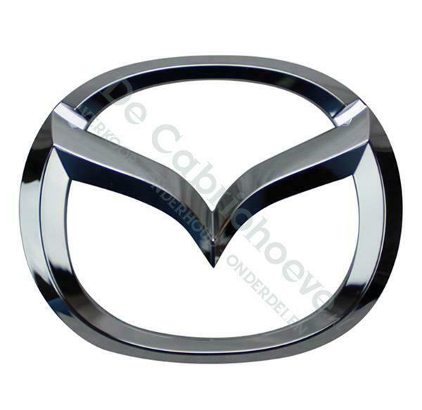 MX5 Mazda embleem kofferdeksel (softtop), Auto-onderdelen, De Cabriohoeve VOF, Nieuw, Info@cabriohoeve.nl, Julianalaan 9, 9462PG Gasselte, Nederland