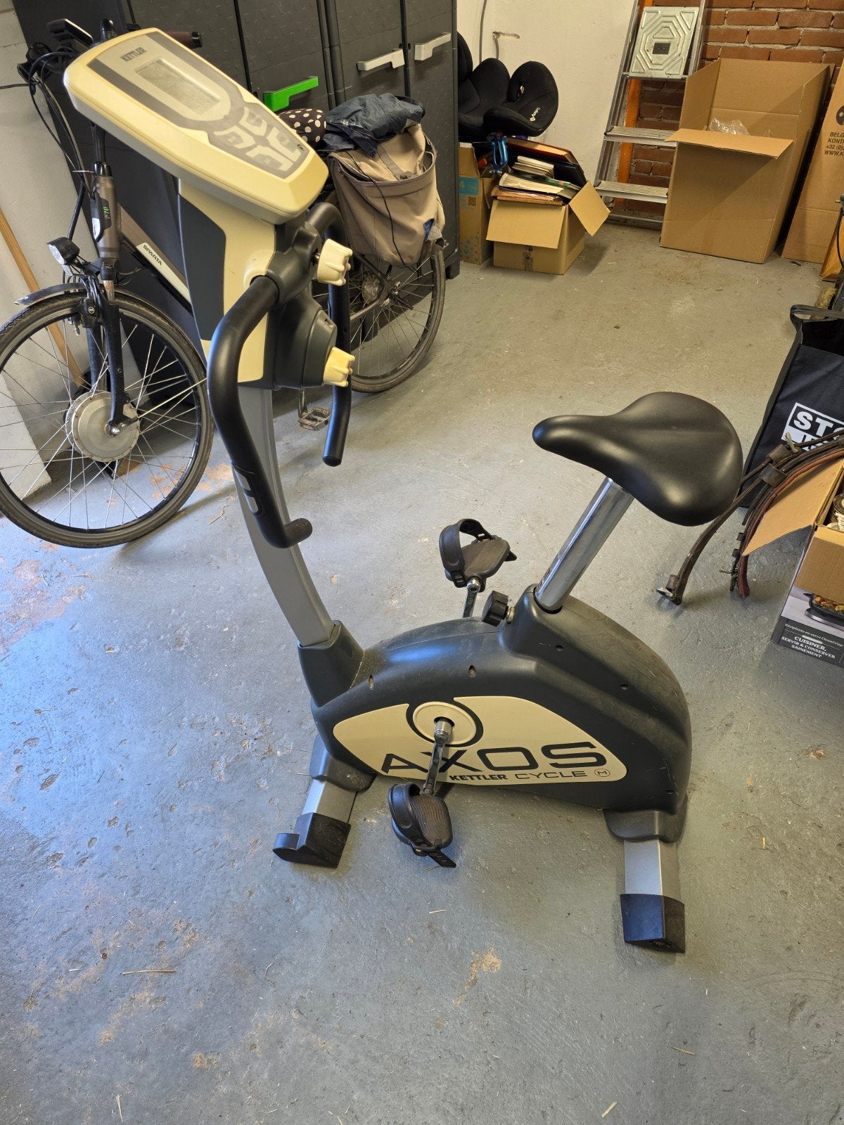 Gratis Kettler Cycle P hometrainer (display defect), Ophalen, Gebruikt, Hometrainer