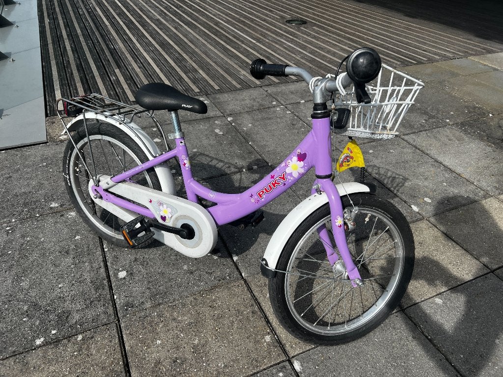 Puky 20" kinderfiets – paars – met voormandje, Velgrem, Ophalen, Overige merken, 16 tot 20 inch