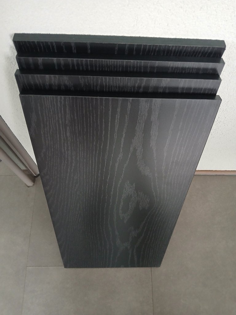 Boekenkast planken /zwart/4X, Ophalen, Nieuw