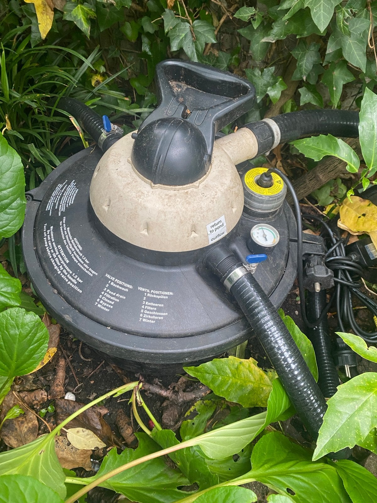 Clear Control 25 Vijverfilter met pomp, 1 jaar gebruikt, Ophalen of Verzenden, Gebruikt, Vijverfilter