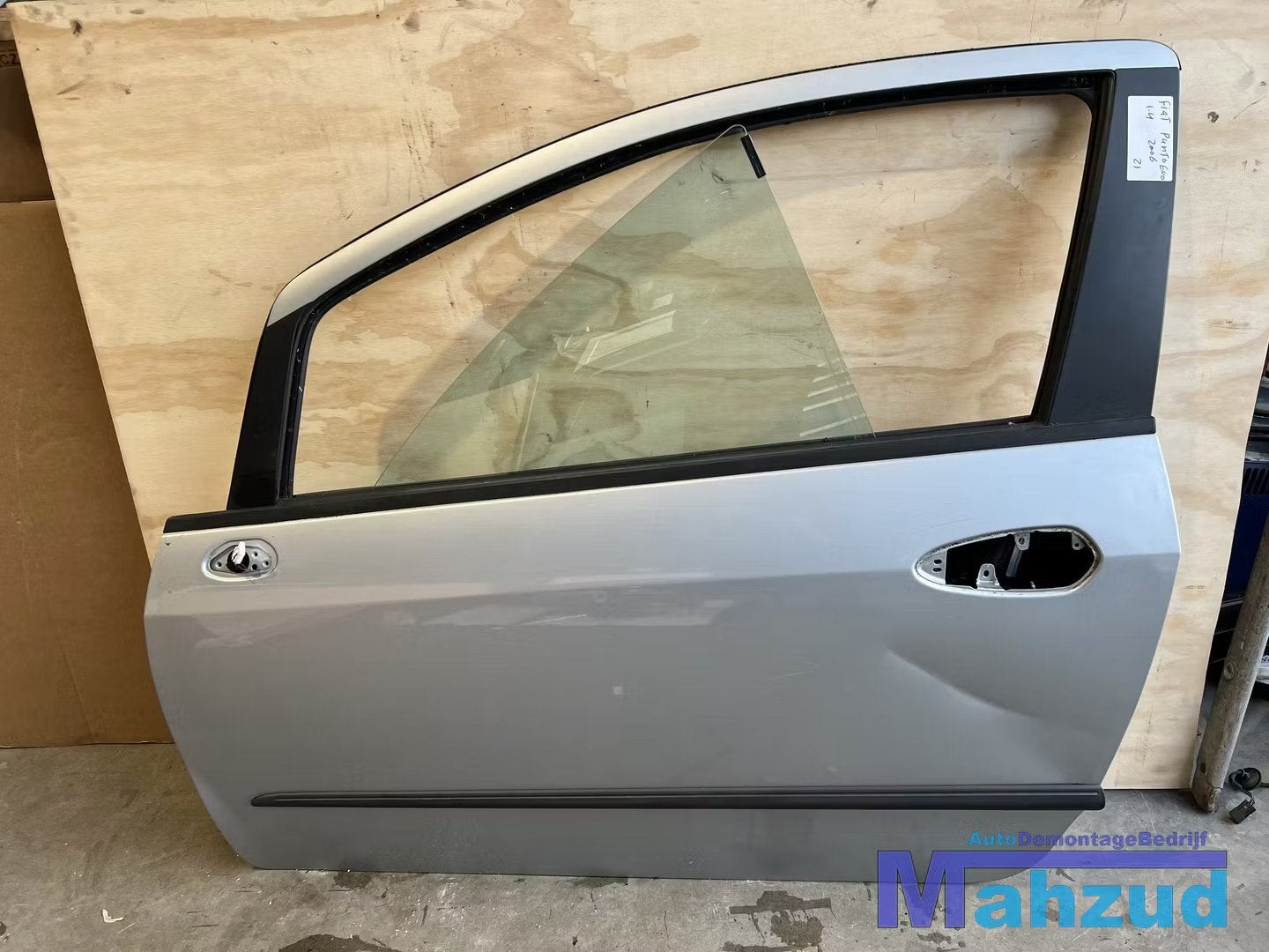 FIAT Grande punto Grijs blauw Links deur portier 2005-2013, Gebruikt, Deur, Stellantis Europe S.p.A., Ophalen of Verzenden