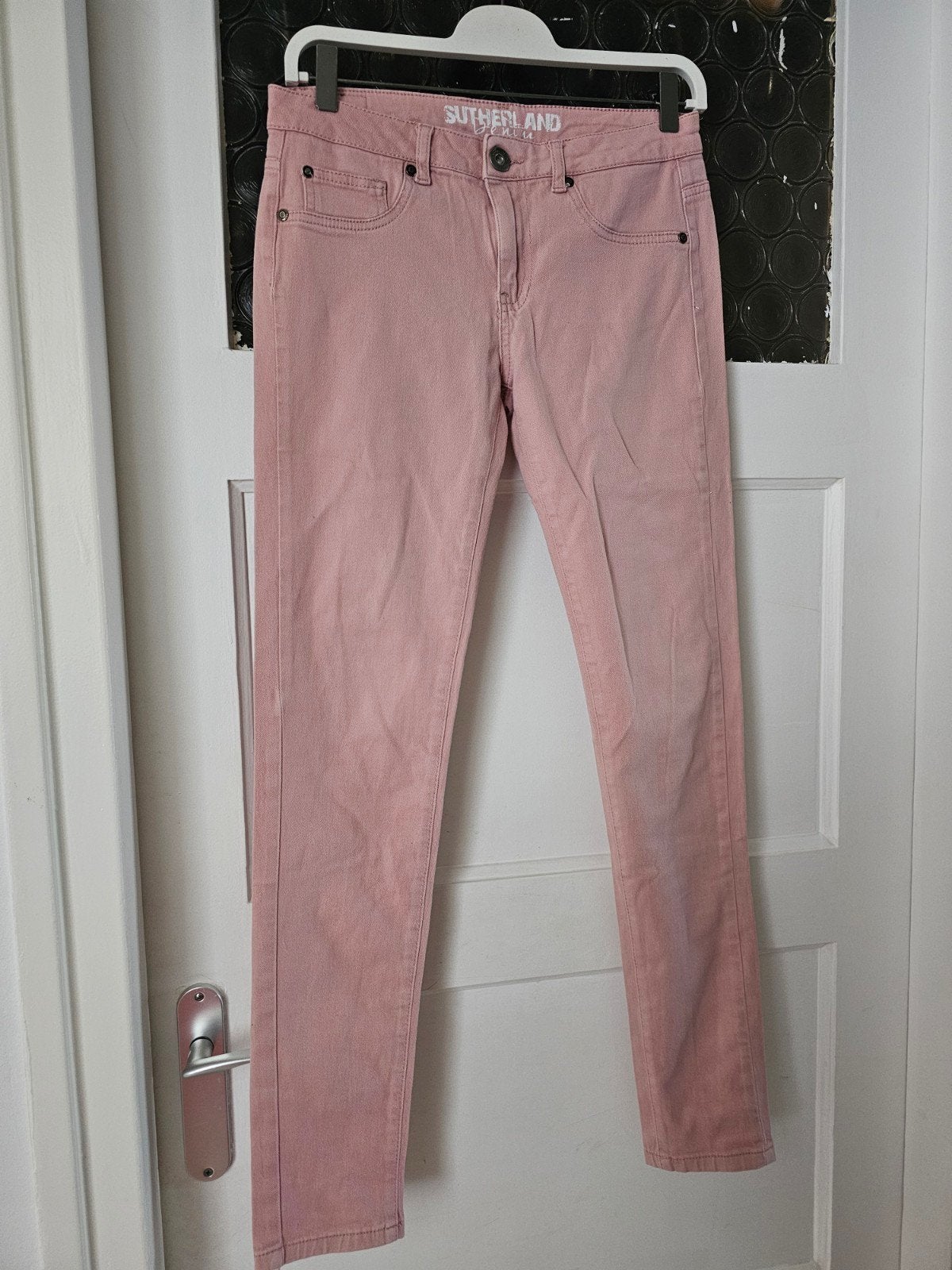 Sutherland roze skinny jeans maat S, Ophalen, Sutherland, Roze, Maat 36 (S)