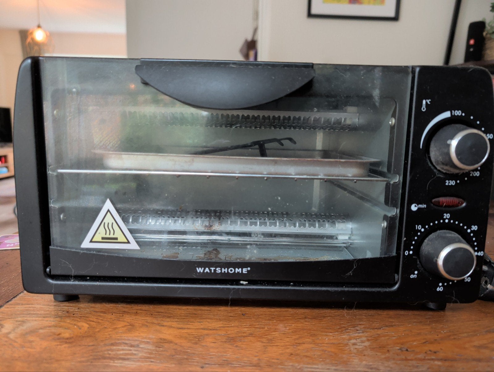 Wats Home Mini-oven - moet goed schoongemaakt worden, Witgoed en Apparatuur, Ophalen, Minder dan 45 cm, Mini-oven, Gebruikt