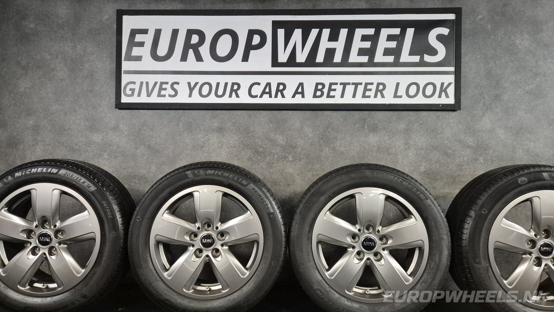16 inch Mini velgen Cooper Clubman F54 F55 F56 zomerbanden, Gebruikt, -, Banden en Velgen, Zomerbanden