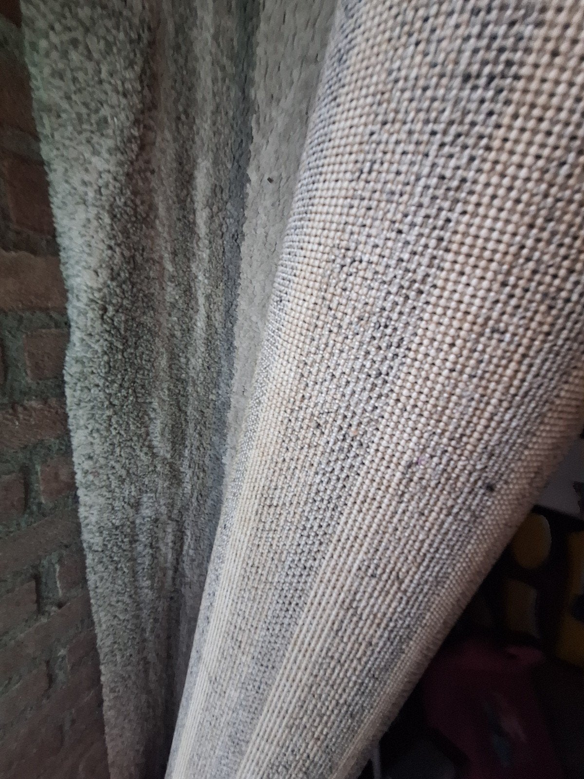 Comfortabel vloerkleed - Grijs/Beige, Ophalen, Gebruikt, Grijs, 150 tot 200 cm