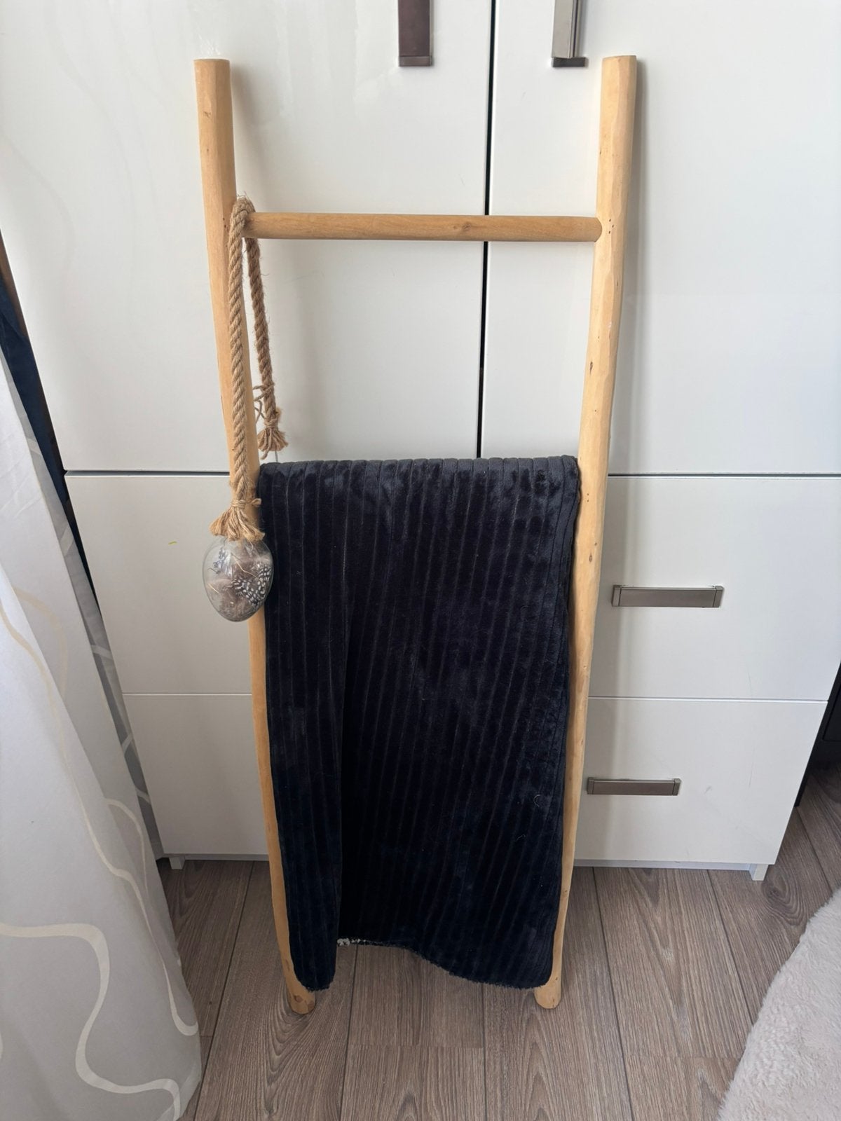 Decoratieve ladder met accesoires, Huis en Inrichting, Woonaccessoires | Overige, Ophalen, Gebruikt, Hout