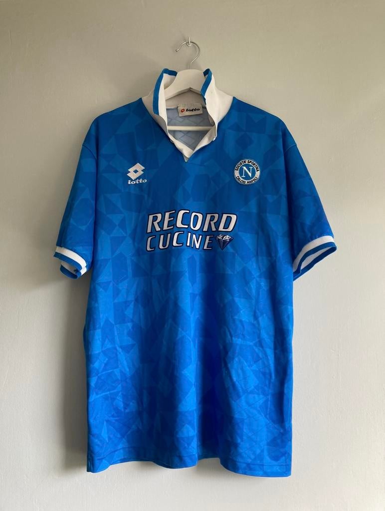 Matchworn Napoli shirt 1994-1995, Sport en Fitness, Voetbal, Maat XL, Ophalen of Verzenden, Zo goed als nieuw, Shirt