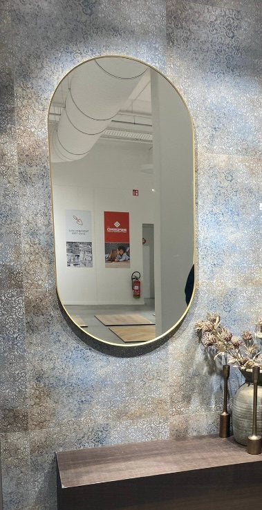 Decoratieve vloertegels/wandtegel barokpatroon - Blauw/Grijs, Ophalen, 60 cm of meer, Nieuw, Minder dan 5 m²