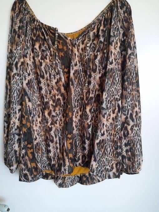 Top mtXL tijgerprint, Kleding | Dames, Tops, Overige kleuren, Maat 46/48 (XL) of groter, Ophalen of Verzenden, Zo goed als nieuw