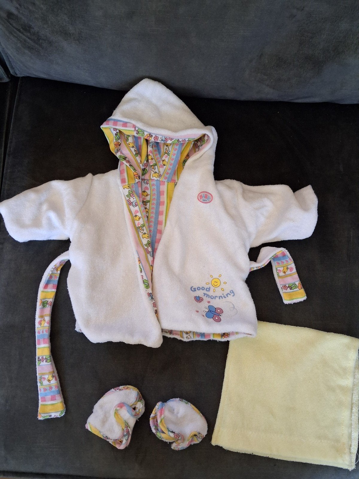 Baby Born Badjas Set met Handdoek en Slofjes, Kinderen en Baby's, Speelgoed | Poppen, Ophalen of Verzenden