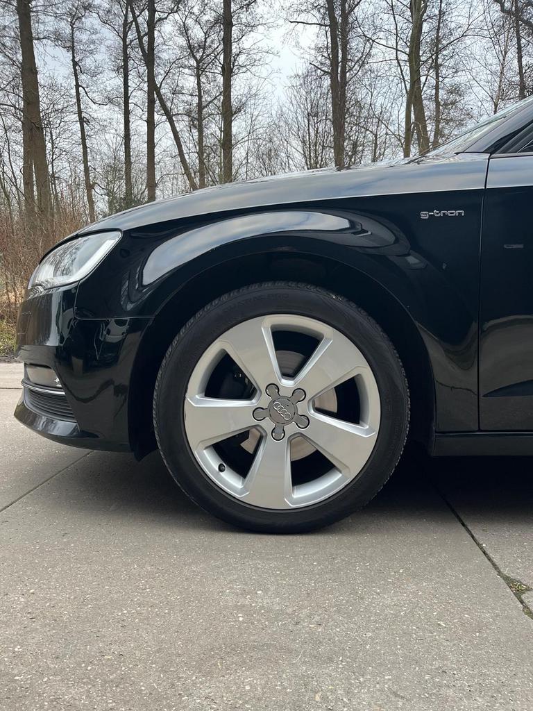 Audi A3 1.4TFSI G-tron 81KW SB S-tro 2014 Zwart automaat, Auto's, Audi, 4 cilinders, Overige brandstoffen, Zwart, Origineel Nederlands