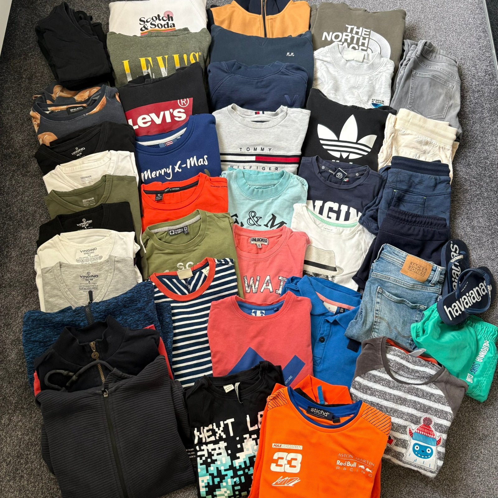 Merken pakket jongenskleren mt 134 oa Retour,Tommy Hilfiger, Ophalen of Verzenden, Zo goed als nieuw, Maat 134