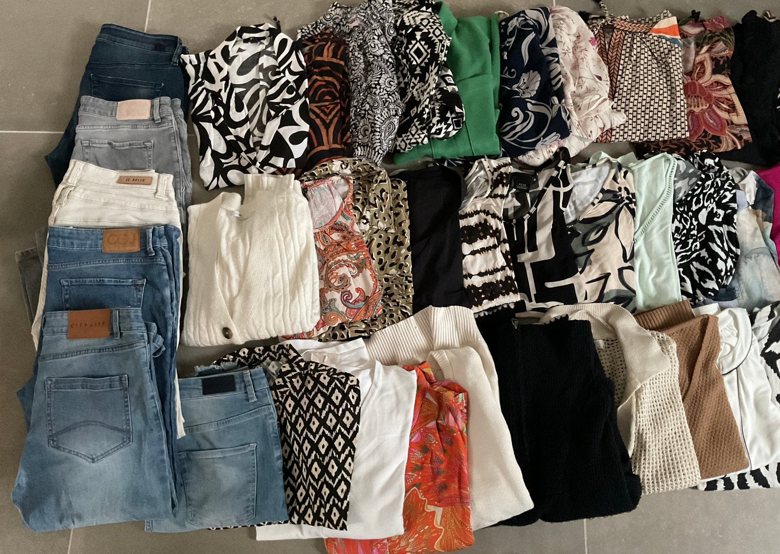 Kledingpakket dames maat M, Ophalen of Verzenden, Gedragen, Maat 38/40 (M)