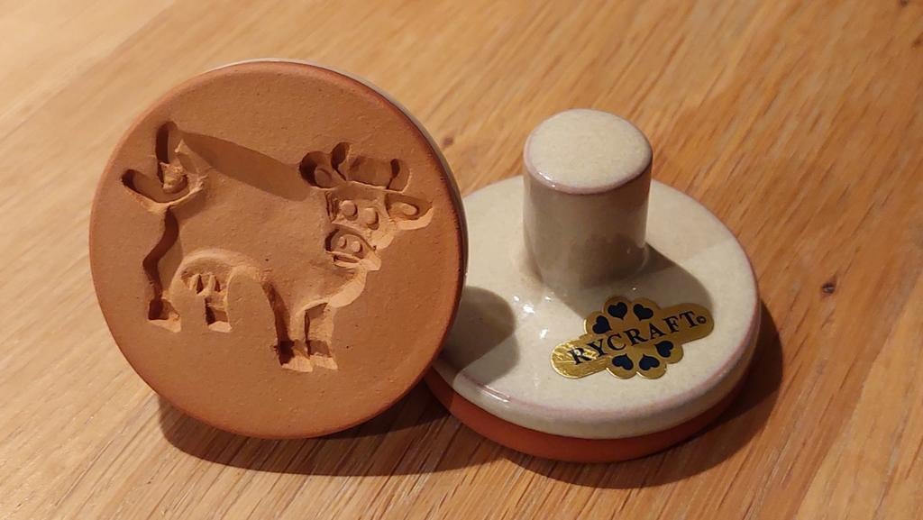 Rycraft Cookie Stamp (terra cotta) -  Cow (koe), Ophalen, Zo goed als nieuw, Bakvorm