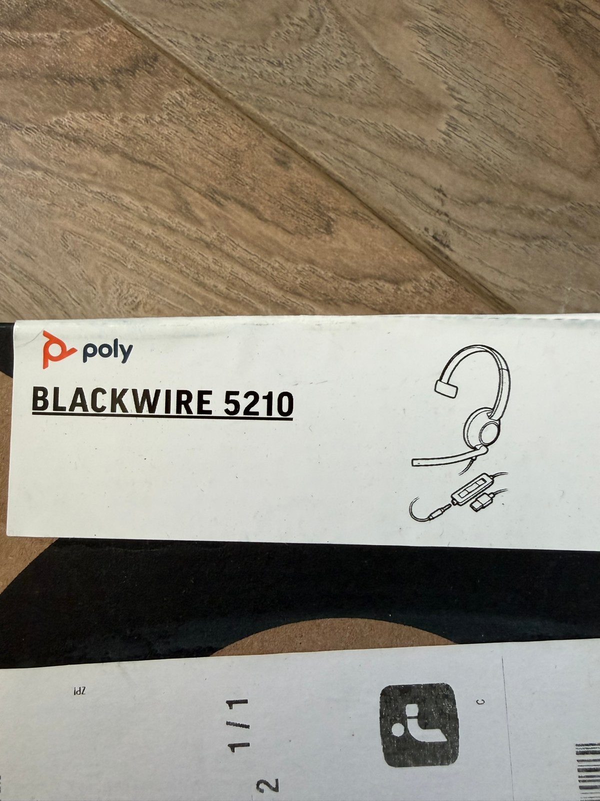 Poly Blackwire 5210 USB Headset - Ongebruikt, Computers en Software, Headsets, Poly, Mute-functie, Onbekend, Nieuw