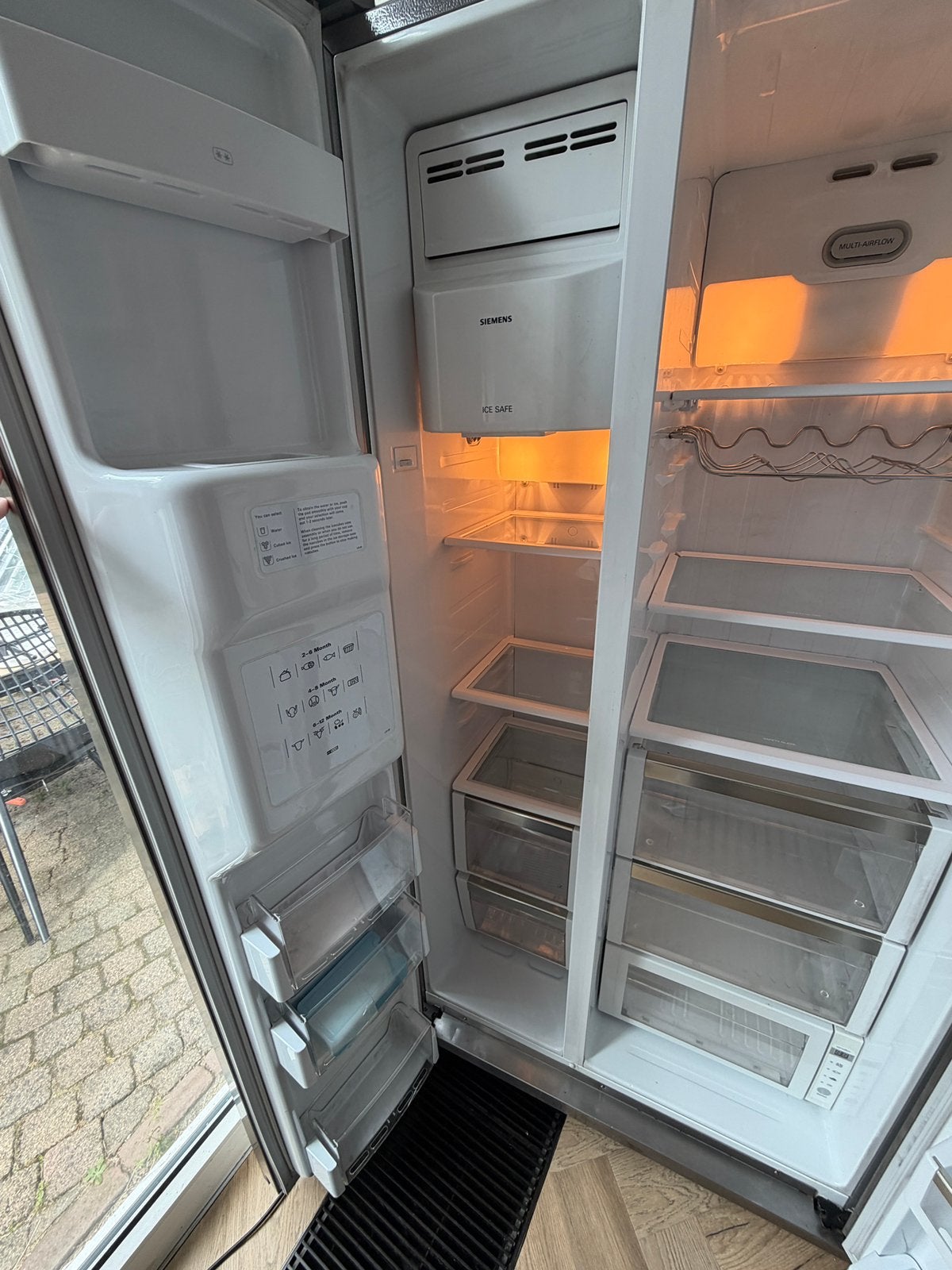 Foto 4 van Siemens Amerikaanse koelkast KA58NP95/10 – zeer goede staat