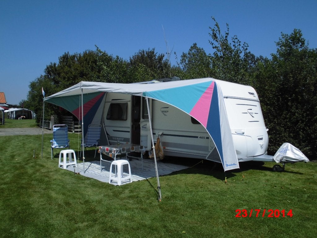 Fendt Bianco 465 SFB, Caravans en Kamperen, Rondzit, Particulier, Vast bed, Schokbreker