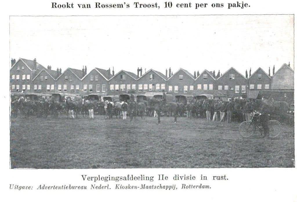 Oude briefkaart Verplegingsafdeeling IIe divisie, Verzamelen, Ophalen of Verzenden, Voor 1920, Ongelopen, Zuid-Holland