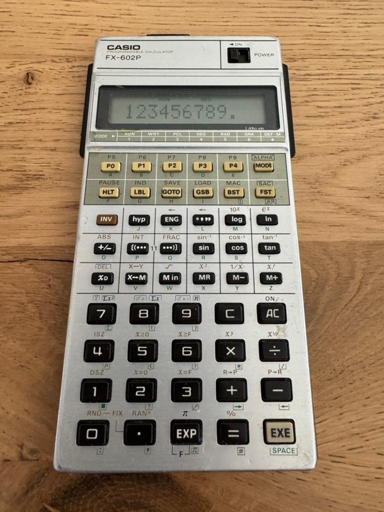 Casio FX 602P, Diversen, Rekenmachines, Ophalen of Verzenden, Gebruikt