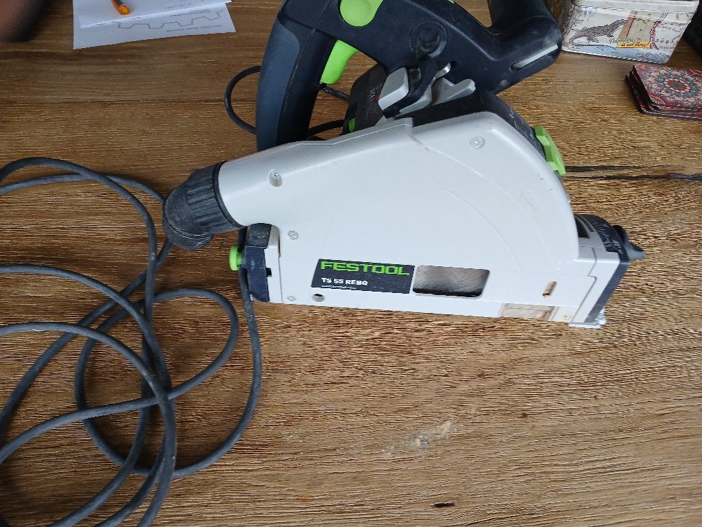 FESTOOL invalcircelzaag ts 75 ebq plus, Ophalen, Gebruikt