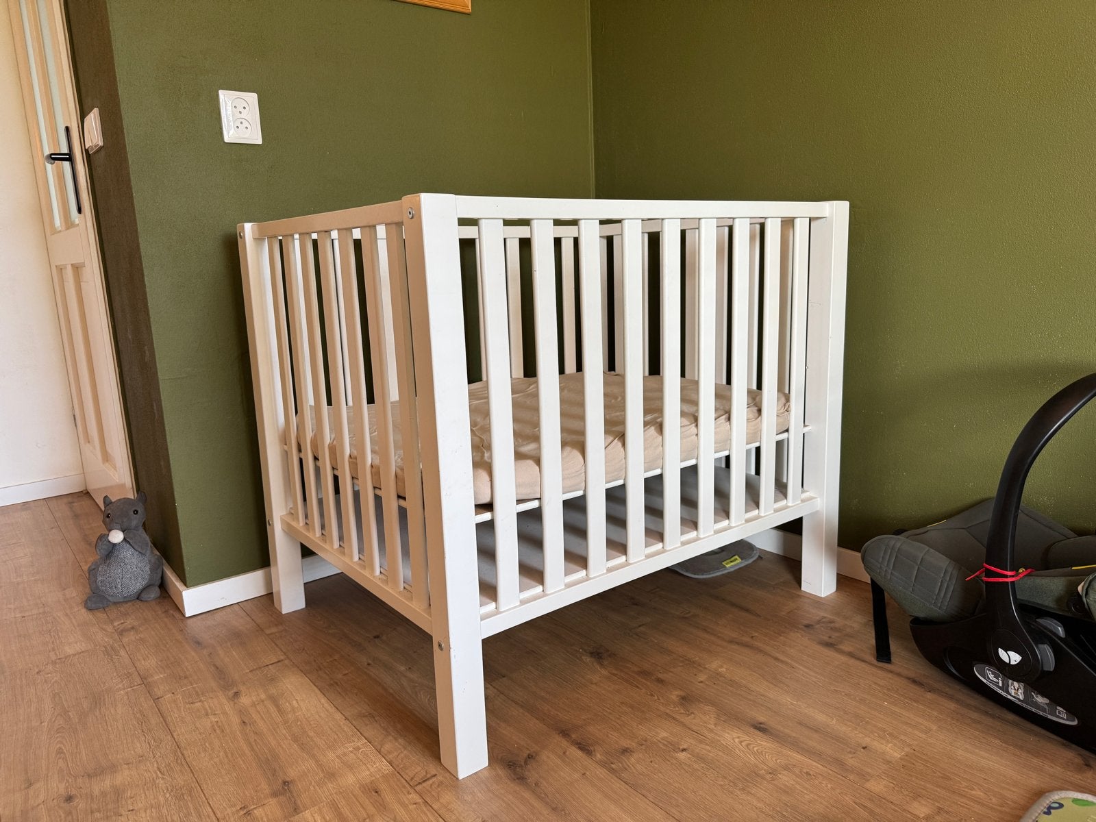 Box met Aerosleep matras en topper, Ophalen, Gebruikt, Rechthoekig, In hoogte verstelbaar