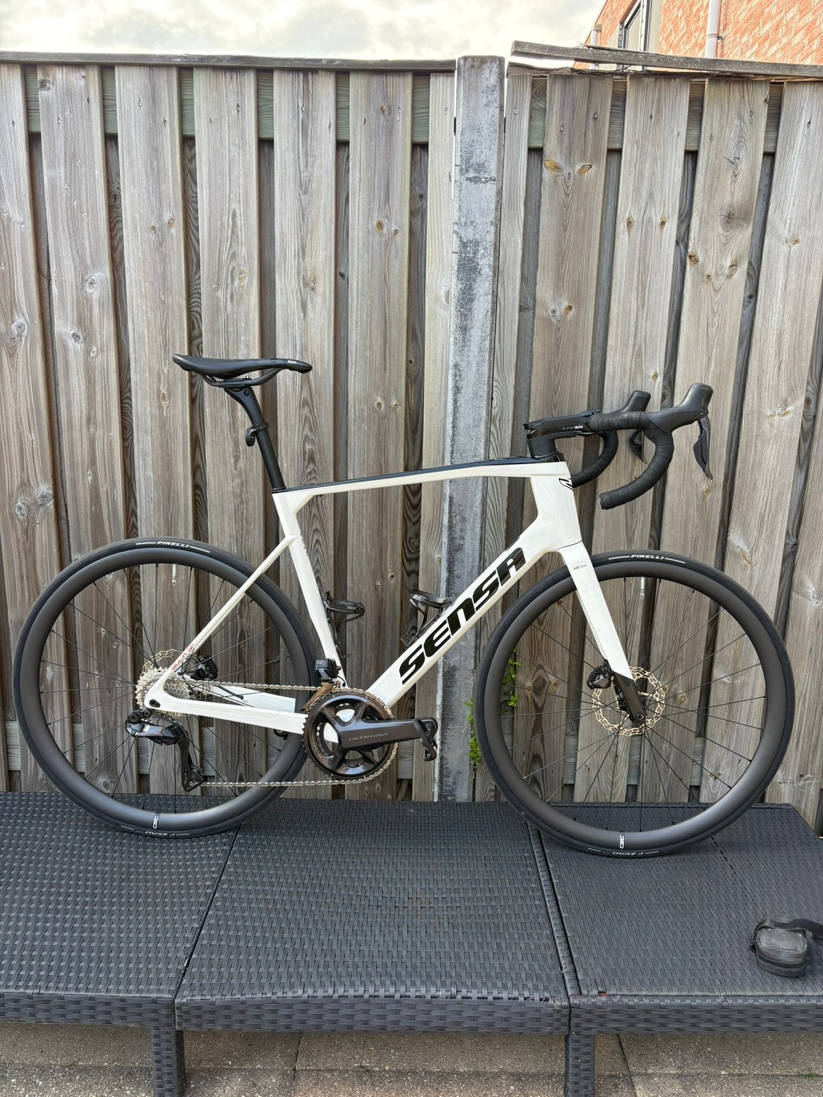 Sensa Gulia GF maat 58 Wit., Fietsen en Brommers, Carbon, Zo goed als nieuw, 57 tot 61 cm, Meer dan 20 versnellingen