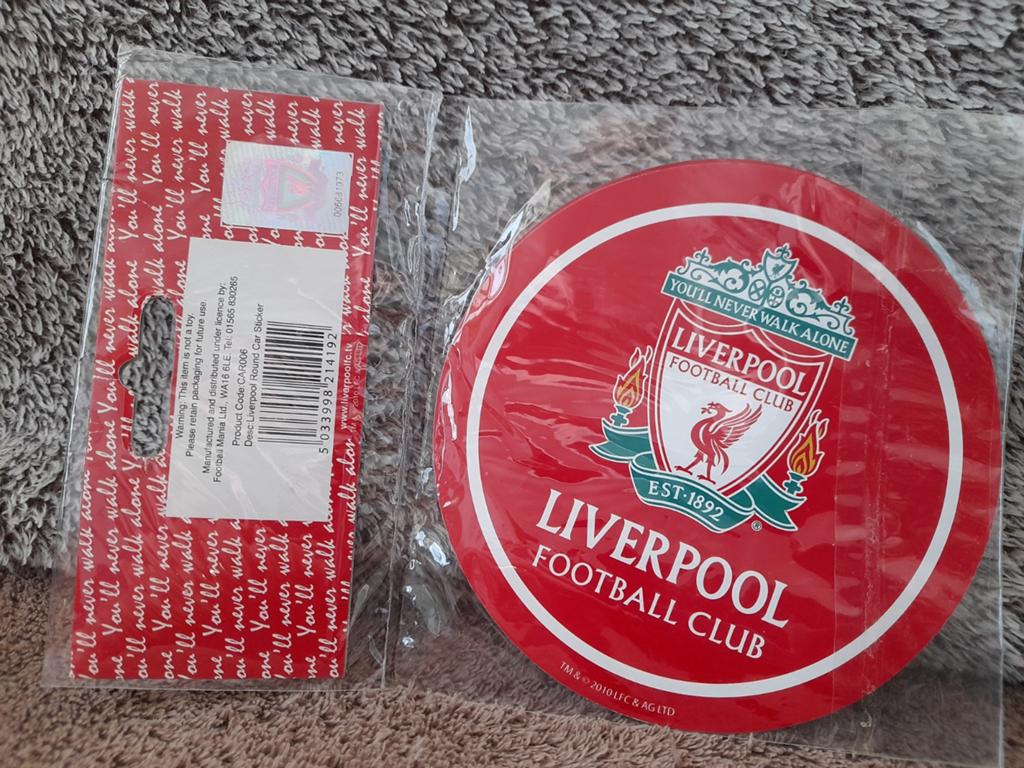 Liverpool FC Raamsticker - Nieuw in verpakking, Verzamelen, Sportartikelen en Voetbal, Ophalen of Verzenden, Nieuw, Buitenlandse clubs