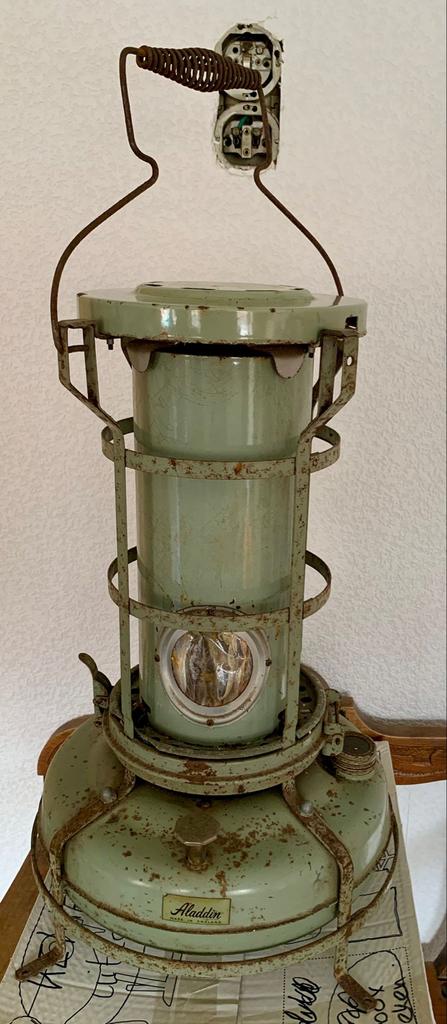 Vintage Aladdin Petroleum Kachel - Blauwe Vlam Heater, Huis en Inrichting, Kachels, Ophalen, Gebruikt, Overige brandstoffen, Petroleumkachel