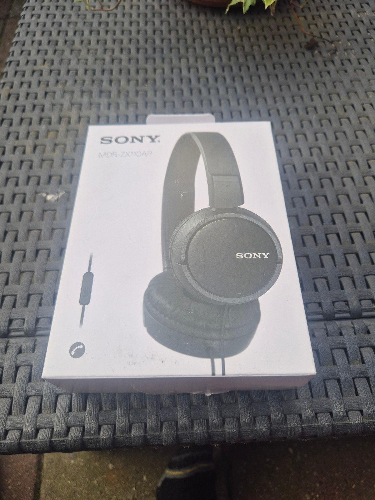 Sony MDR-ZX110AP Hoofdtelefoon Zwart - Nieuw in doos