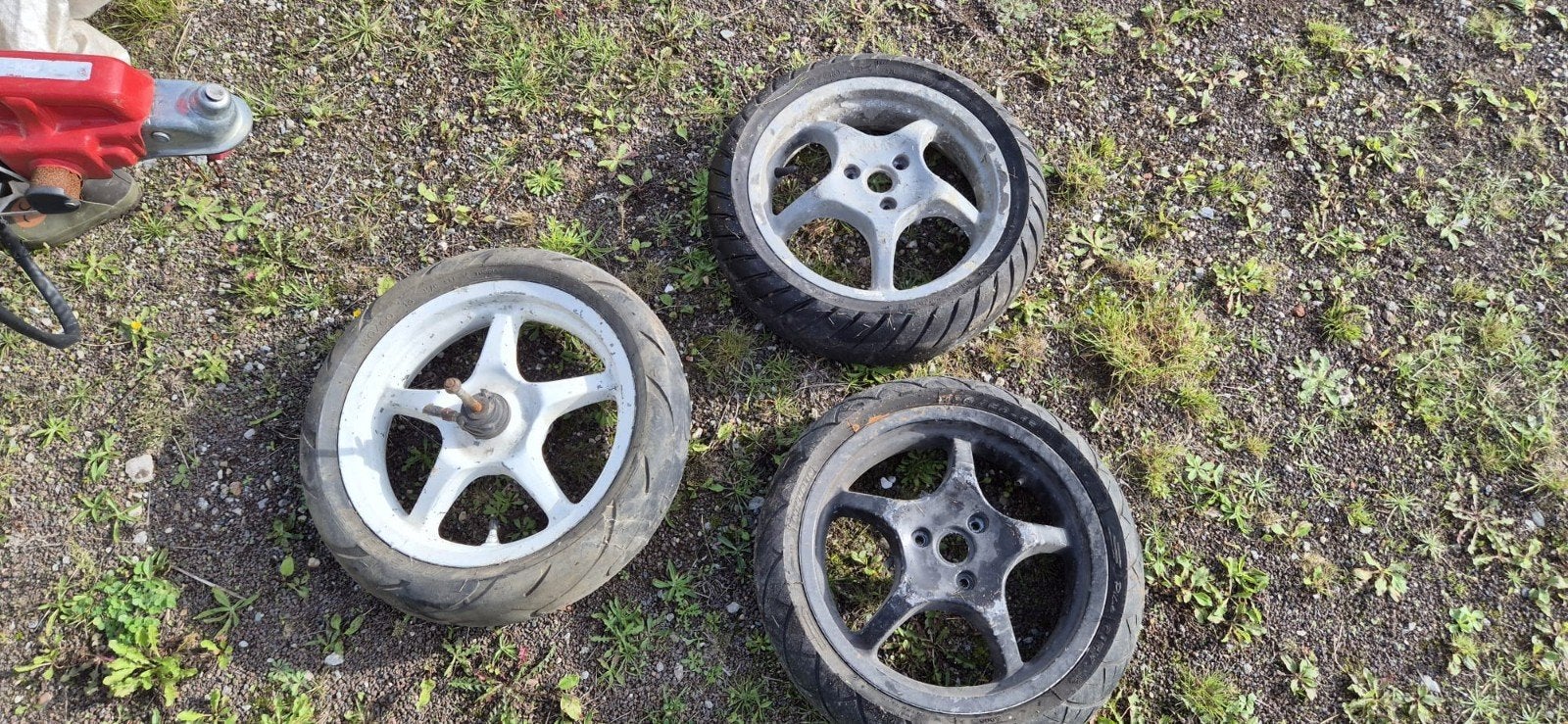 Yamaha Aerox Velgen - 2x Achter, 1x Voor, Ophalen of Verzenden, Gebruikt, Overige typen, Yamaha