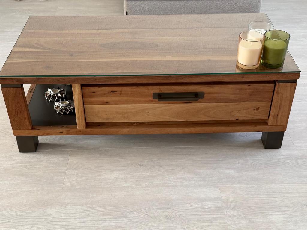 Complete ,eettafel 6 stoelen salontafel  tv meubel H&H  800€, Huis en Inrichting, Tafels | Salontafels, Ophalen, 100 tot 150 cm