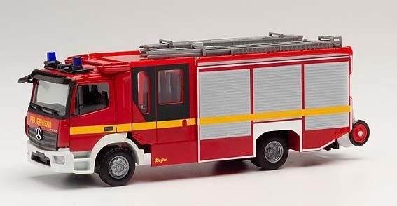 Mercedes Benz Atego Ziegler Z-Cab Feuerwehr Herpa, Nieuw, Ophalen of Verzenden, Bus of Vrachtwagen, Herpa