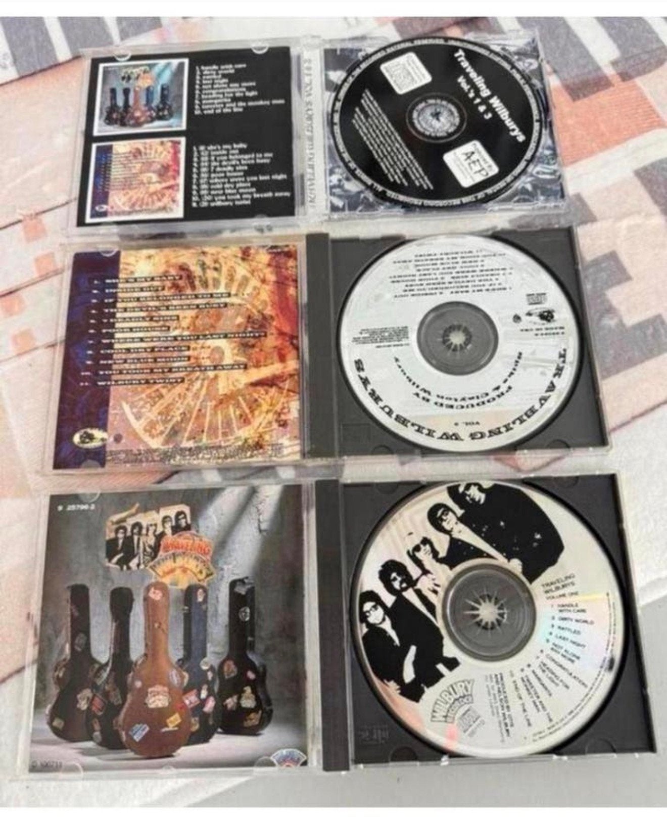 3 Cd cds - The traveling Wilburys 1, 2, vol 1 & 3 origineel, Ophalen of Verzenden, Zo goed als nieuw