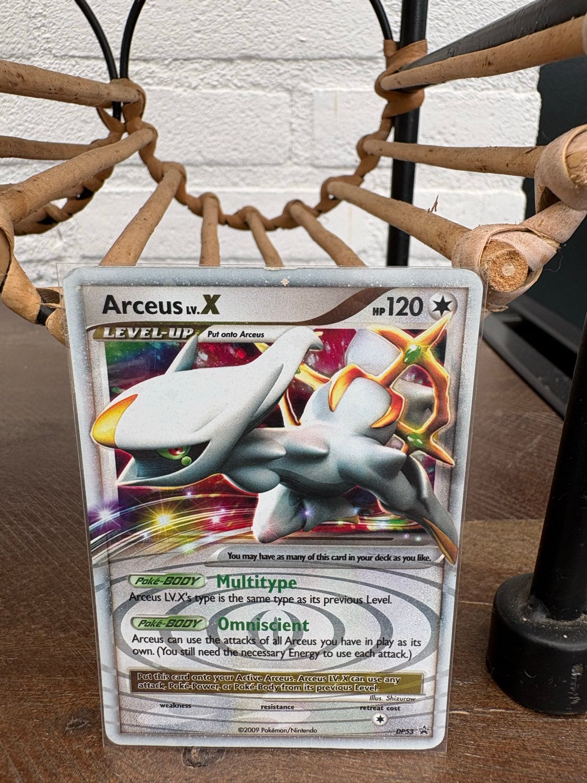 Arceus X Diamond & Pearl Promo Holo Pokémon Kaart, Hobby en Vrije tijd, Verzamelkaartspellen | Pokémon, Ophalen of Verzenden, Zo goed als nieuw