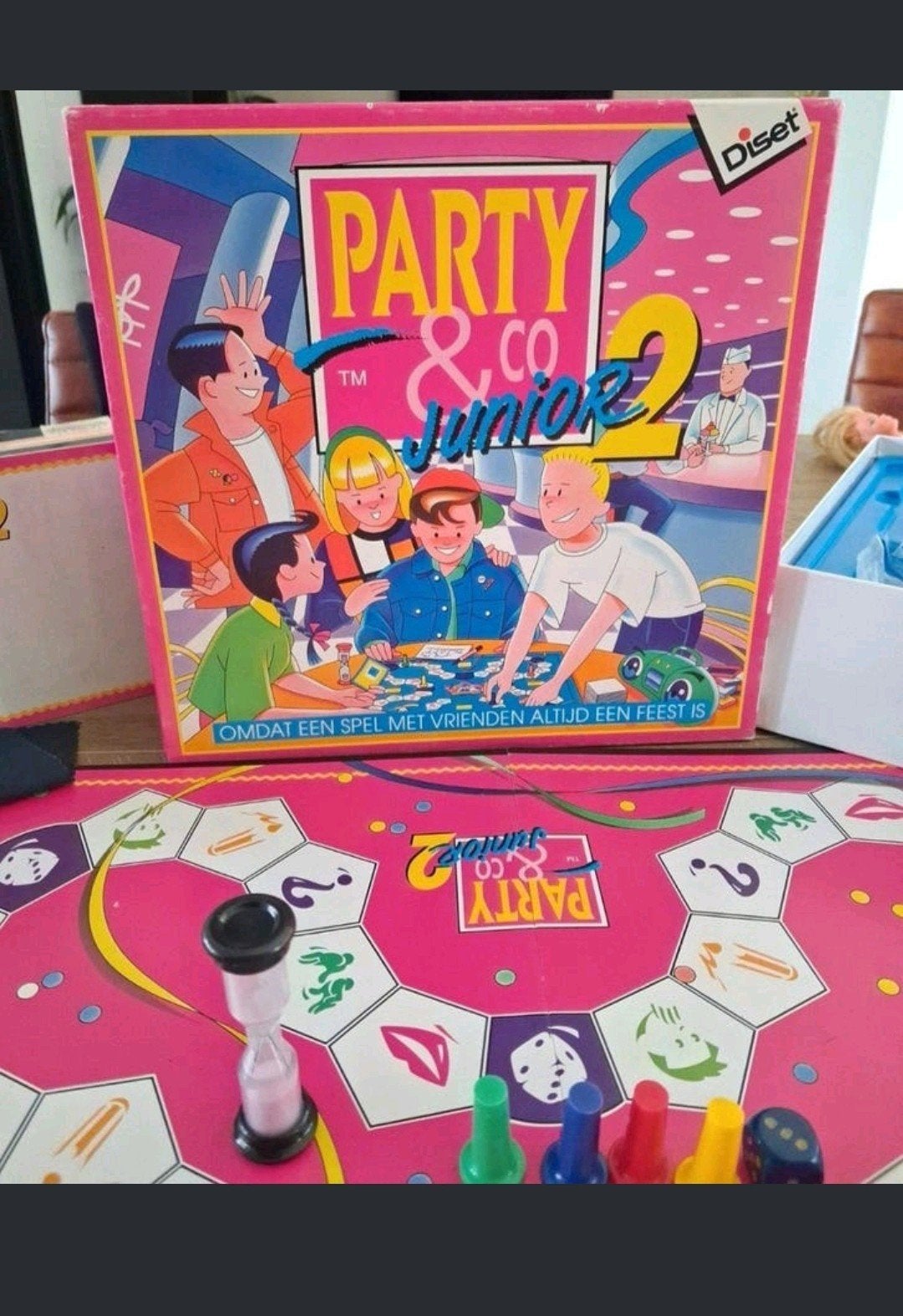 Party & Co Junior 2 Bordspel, Vijf spelers of meer, Ophalen of Verzenden, Gebruikt, Diset