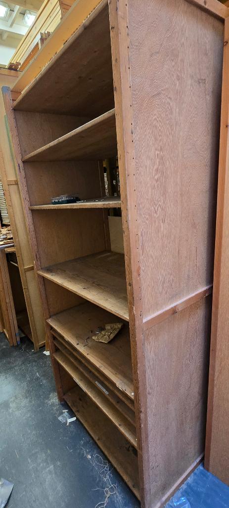 Lundia stelling kast oudje circa 246hx105bx70d, Ophalen, Gebruikt, Lundia, Info@lundia.nl