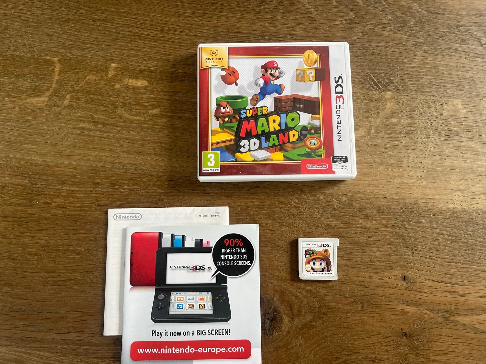 Super Mario 3D Land - Nintendo 3DS (Zo goed als nieuw), 1 speler, Ophalen of Verzenden, Zo goed als nieuw, Vanaf 3 jaar