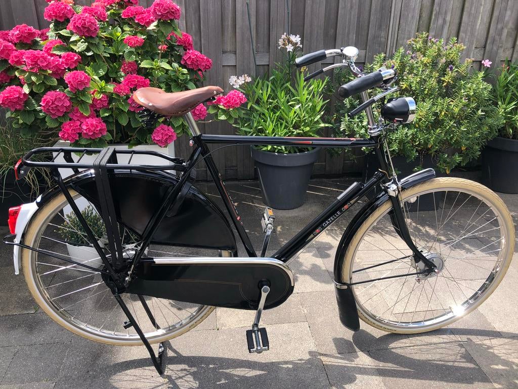 Gazelle Tour Populair herenfiets mt 61, Fietsen en Brommers, Ophalen, Versnellingen, Zo goed als nieuw, 61 tot 65 cm