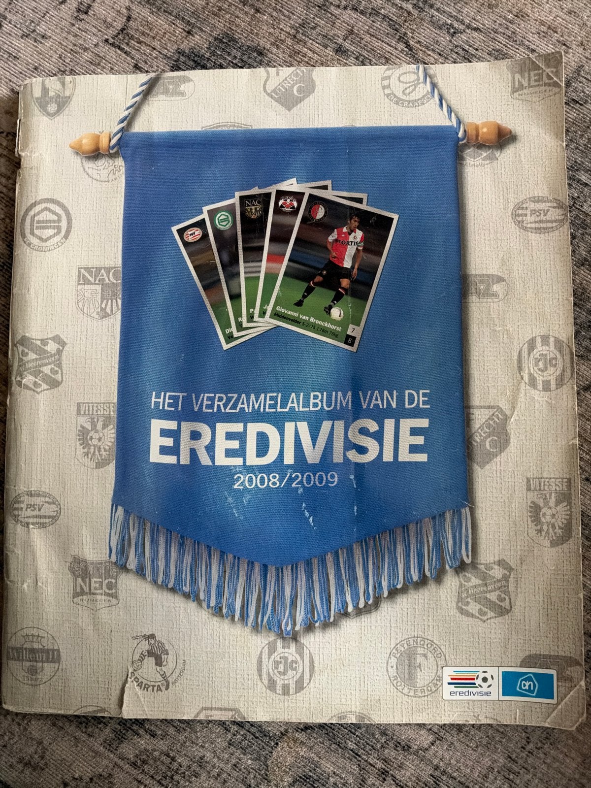 Eredivisie Verzamelalbum 2008/2009 met Giovanni van Bronckho, Ophalen of Verzenden, Gebruikt, Feyenoord, Boek of Tijdschrift