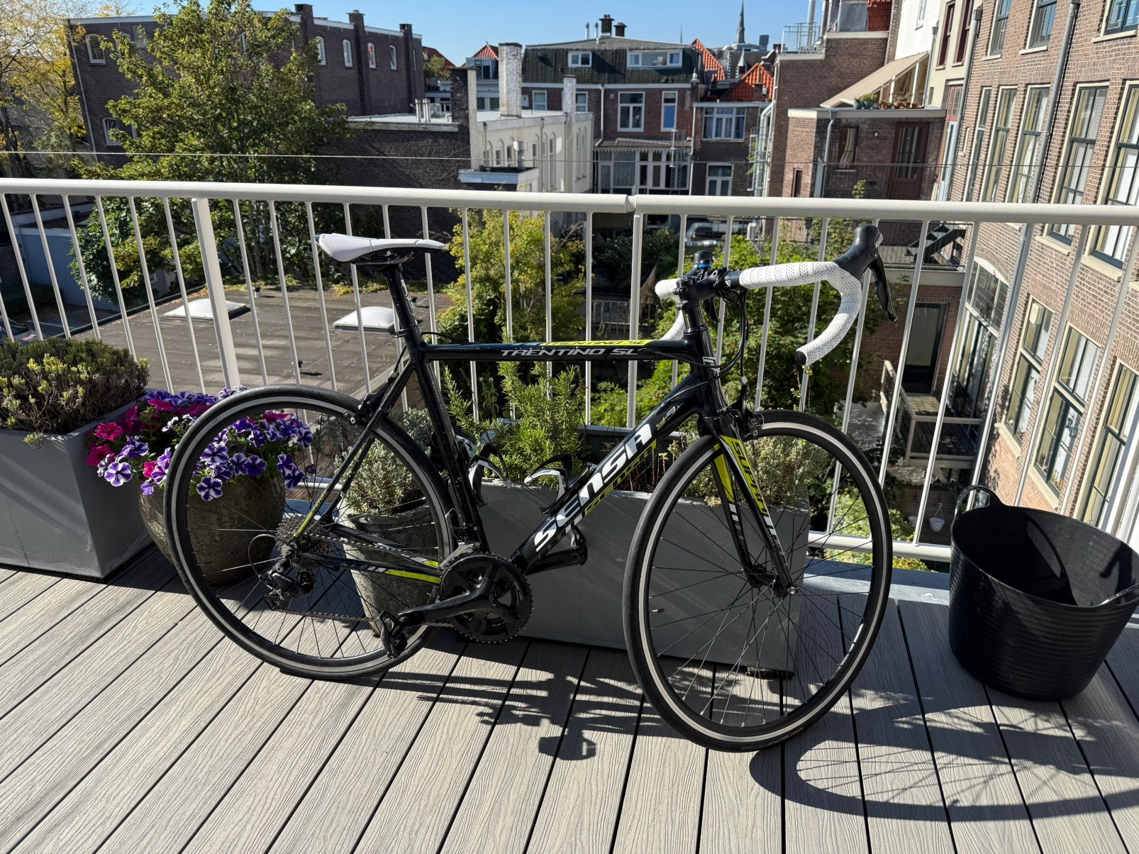 Sensa trentino sl, shimano 105, maat 56, 28 inch, Gebruikt, Aluminium, Meer dan 20 versnellingen