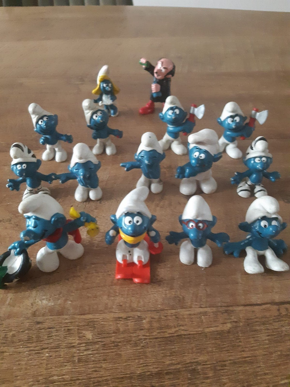 Smurfen uit jaren 80., Verzamelen, Smurfen, Ophalen of Verzenden, Zo goed als nieuw, Verschillende Smurfen