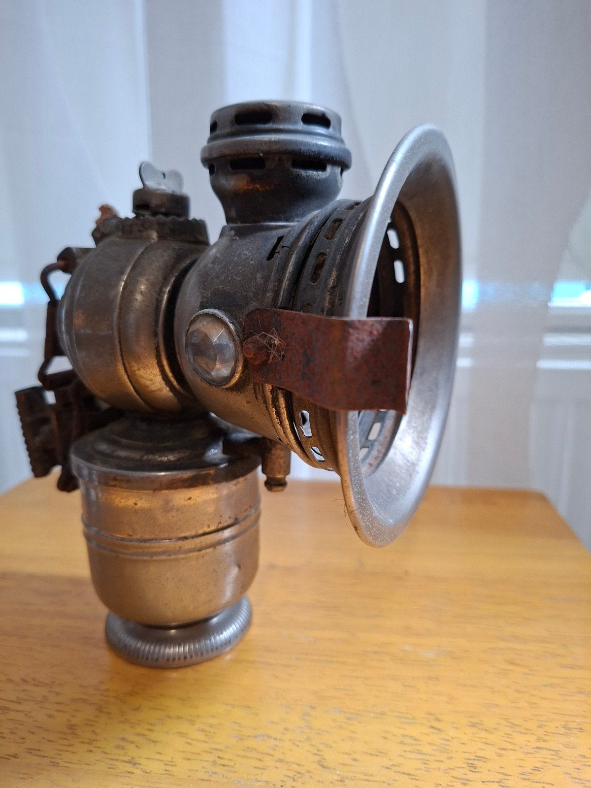 Antieke Powell & Hanmer "Revenge" Carbidlamp (ca. 1910/1920), Ophalen of Verzenden