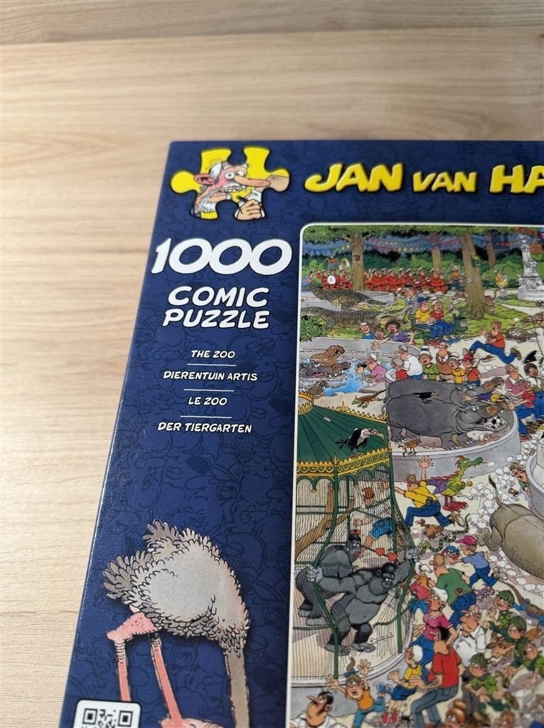 jan van haasteren - dierentuin artis - 1000 stuks - s6802, Verzenden, 500 t/m 1500 stukjes, Zo goed als nieuw