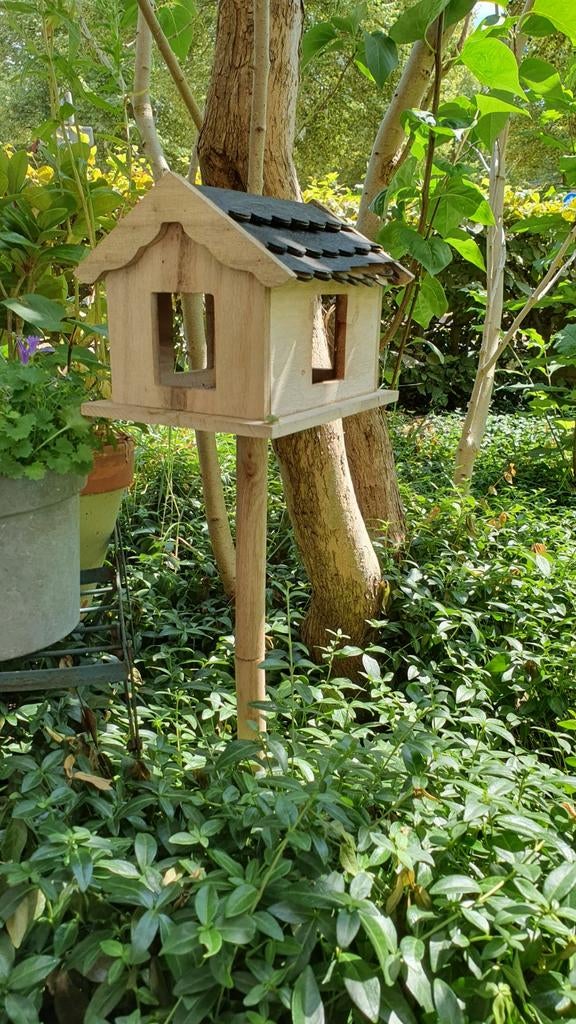 100 stuks sier vogelhuisjes, Tuin en Terras, Ophalen, Nieuw