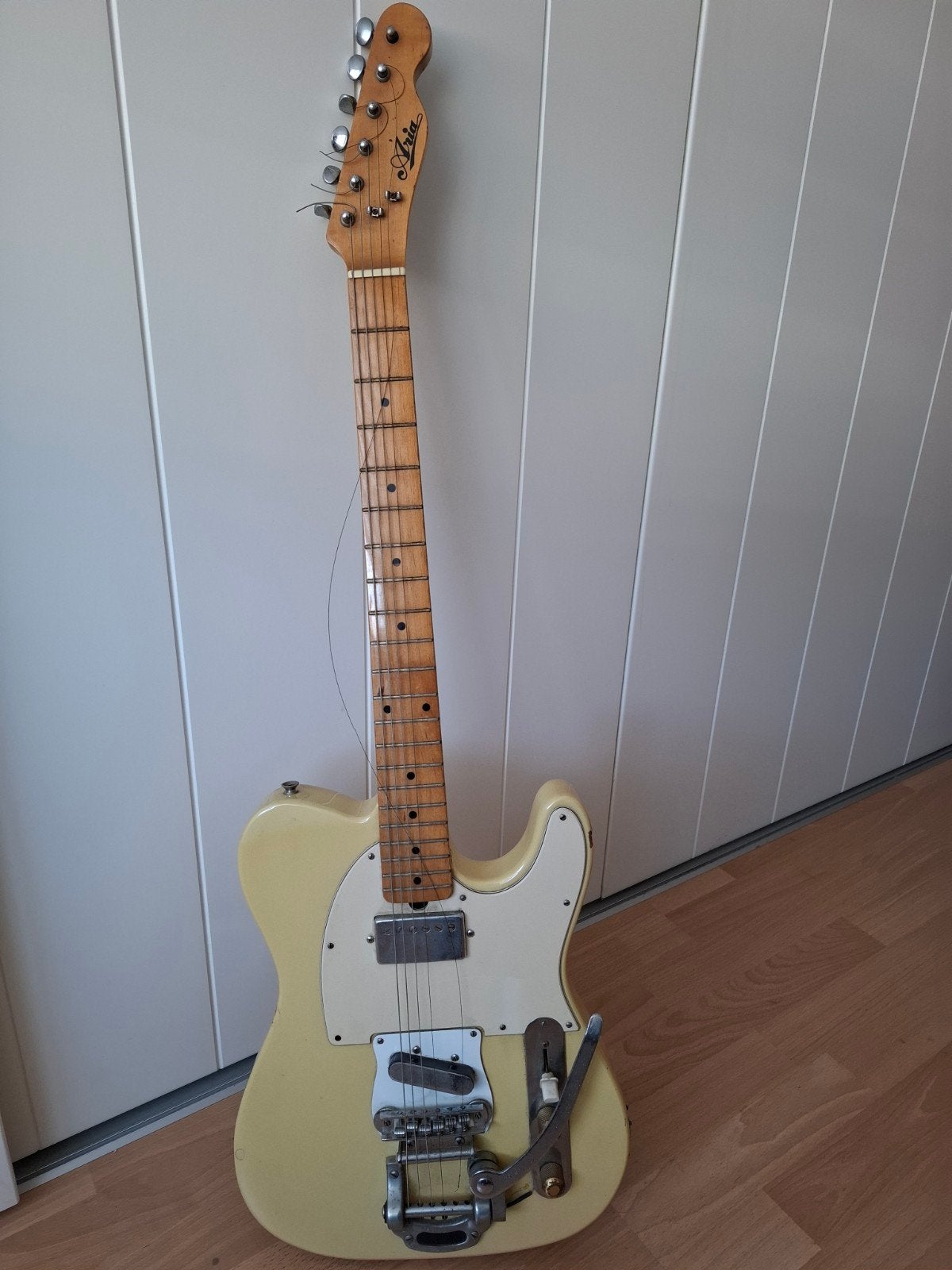 vintage Aria 1582T elektrische gitaar jaren 70 Japan, Ophalen, Gebruikt, Solid body, Overige merken