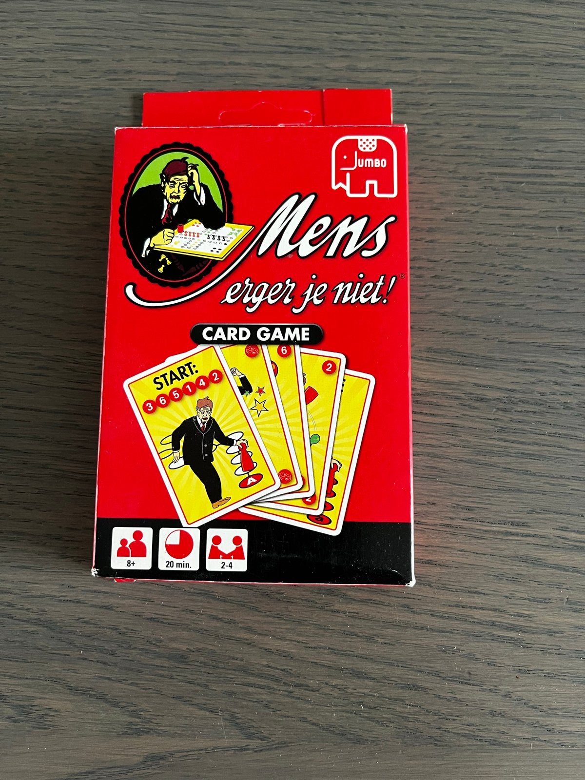 Mens erger je niet! Card Game - Jumbo, Hobby en Vrije tijd, Een of twee spelers, Ophalen of Verzenden, Nieuw