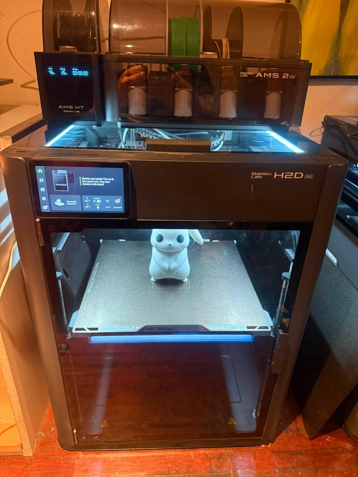 Bambu lab H2D Pro combo, Computers en Software, 3D Printers, Ophalen, Zo goed als nieuw