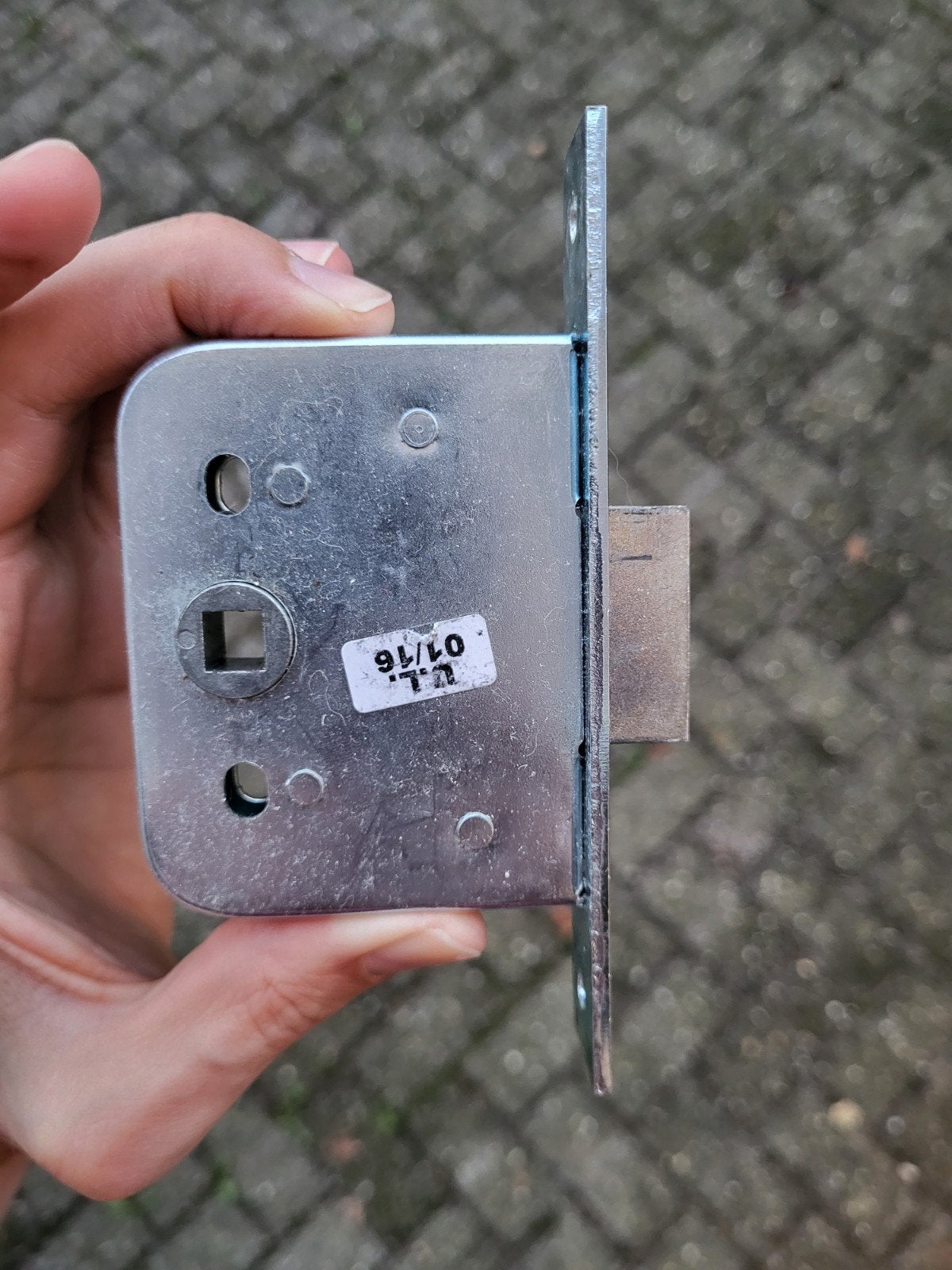 Nemef 55 Loopslot / binnendeurslot - Doornmaat 50mm (2 st.), Ophalen of Verzenden, Zo goed als nieuw, Slot
