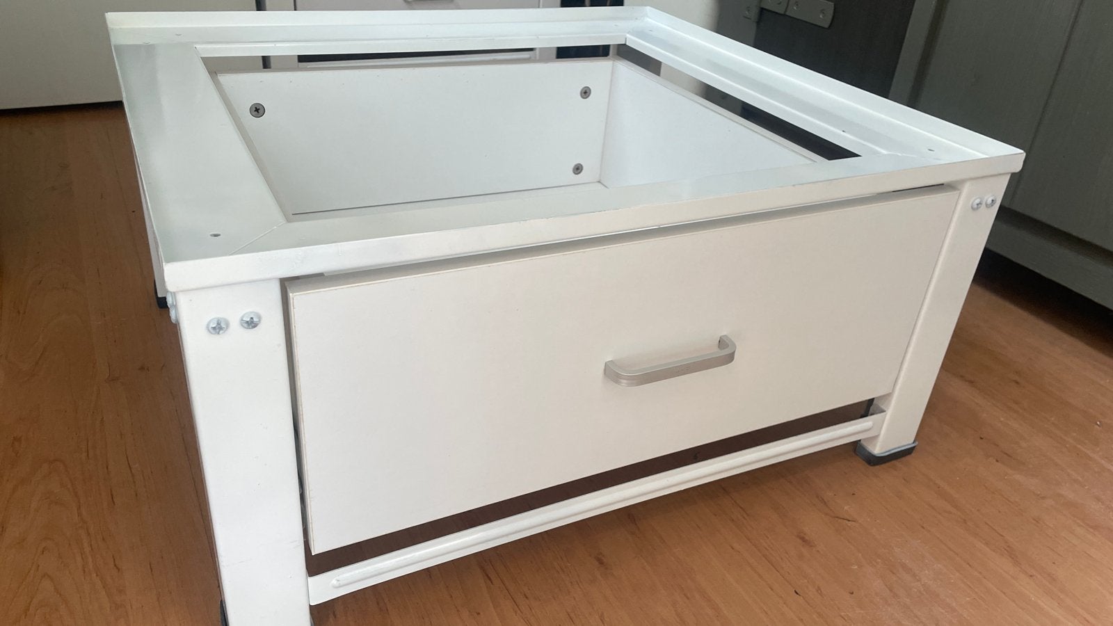 Wasmachine verhoger met lade - Wit, Ophalen, Gebruikt